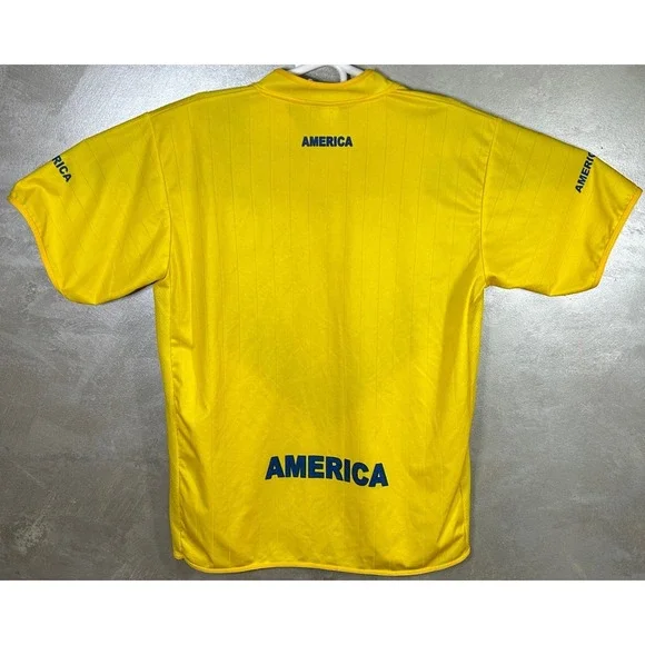 Club America Soccer Jersey Bimbo Yellow‎ Futbol Men's Size Medium - Picture 12 of 14
